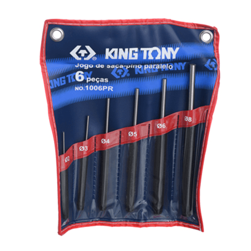 Jogo de Saca Pino Paralelo 2 a 8mm - 6 Peças  King Tony 1006PR