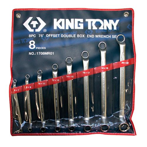 Jogo de Chave Estrela 6 a 22mm  King Tony 8 Peças 1708MR01
