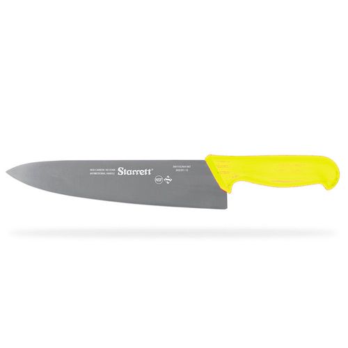 Faca para Carne Lâmina Triangular Larga 25cm Amarela Starrett BKY301-10