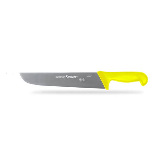 Faca Churrasco e Açougue 25cm Amarela Reta Larga Starrett BKY203-10