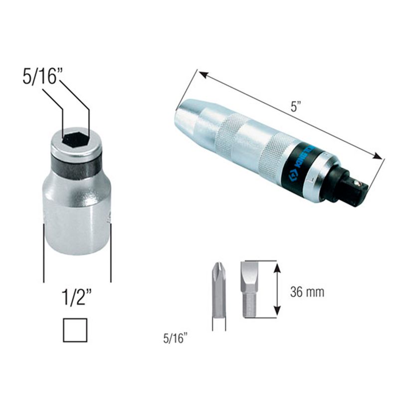 Chave-Impacto-Manual-Encaixe-1-2-com-4-Bits-King-Tony-4112FR-ANT-Ferramentas