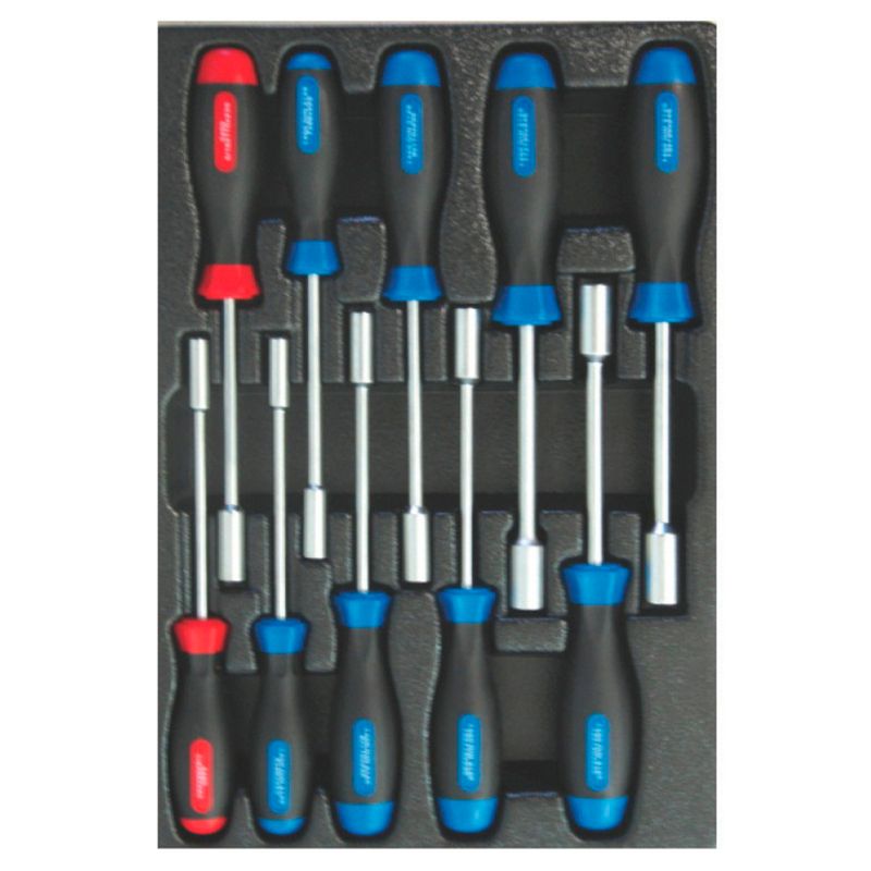 Jogo-de-Chave-Soquete-Canhao-6-a-13mm---14-e-516-10-Pecas-King-Tony-9-30110CR-ANT-Ferramentas