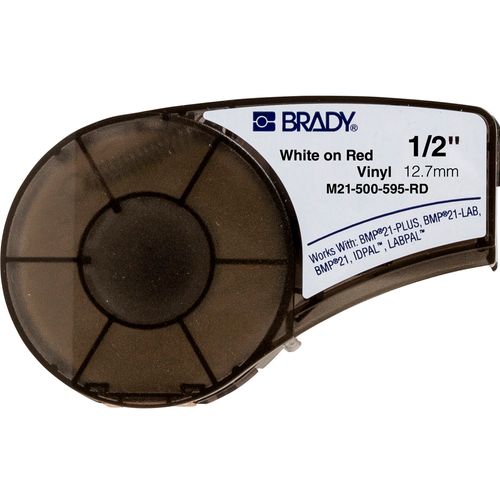 Etiqueta Brady Vinil Vermelha 12,7X6,4mm M21-500-595-RD