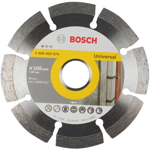 Disco Diamantado Universal 105mm Bosch 2608603674