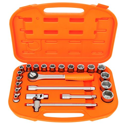 Jogo de Soquete X-Tractor e Acessórios 1/2" 23 peças Tramontina 44851223