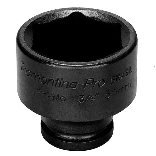 Soquete de Impacto Sextavado em Aço Cromo Molibdênio 3/4" 17mm Tramontina 44890117