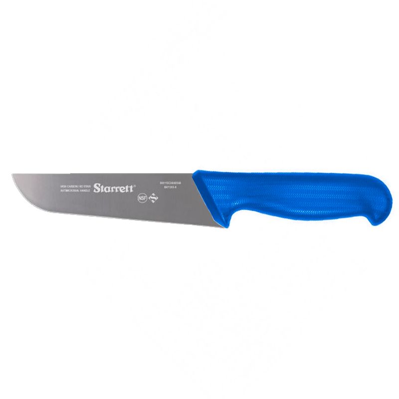 Faca-para-Carne-Lamina-Reta-Larga-20cm-Azul-Starrett-BKL203-8-ANT-Ferramentas