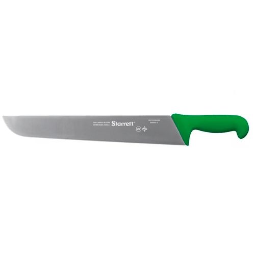 Faca Churrasco e Açougue Reta Larga 30cm Verde Starrett BKG203-12
