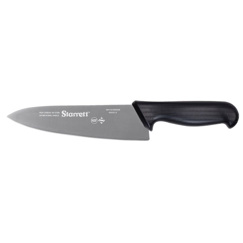 Faca-para-Carne-Lamina-Triangular-Larga-20cm-Preta-Starrett-BKB301-8-ANT-Ferramentas