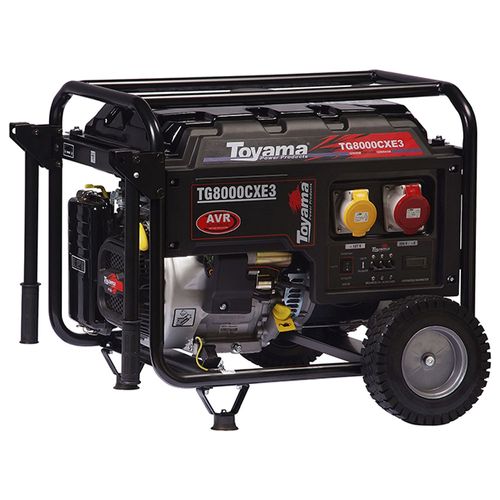 Gerador a Gasolina 8.0Kva 15HP 25L Toyama TG8000CX3ED-XP