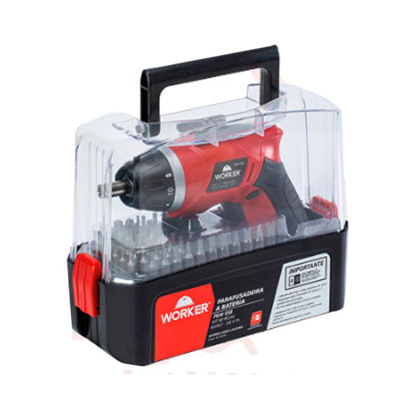 Parafusadeira-a-Bateria---Kit-58-Pecas-Worker-976199-ANT-Ferramentas