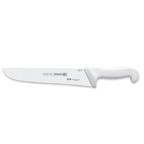 Faca Refile Lâmina Reta Larga 10" Branca Mundial 5520-10 BR