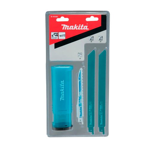Kit Lâminas para Serra Sabre 6 Peças Makita B-44448