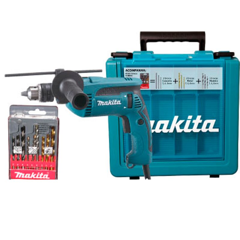 Furadeira-de-Impacto-760W-Makita-HP1640KX1-ANT-Ferramentas