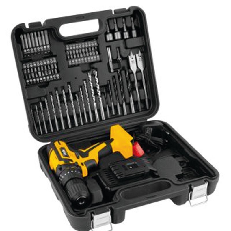 Parafusadeira---Furadeira-de-Impacto-a-Bateria-12V---74-Pecas-Vonder-PFV074-ANT-Ferramentas