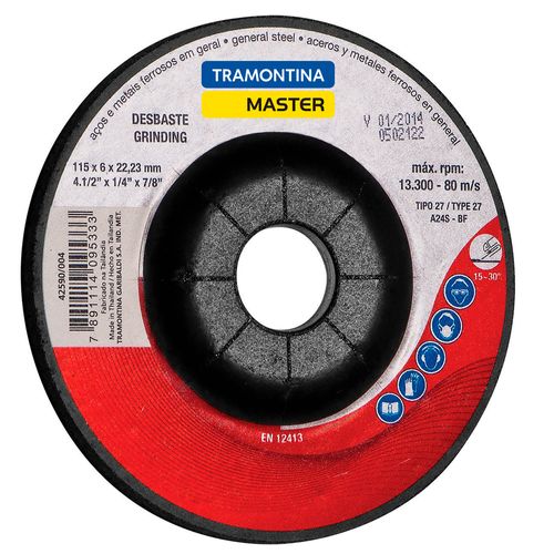 Disco de Desbaste 4.1/2" Tramontina 42590004