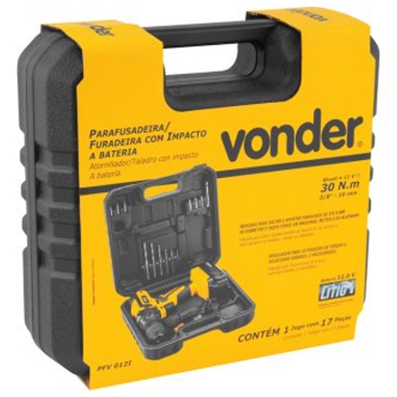 Parafusadeira-Furadeira-de-Impacto-a-Bateria-12V-kit-17-Pecas-Vonder-PFV012i-ant-ferramentas-1
