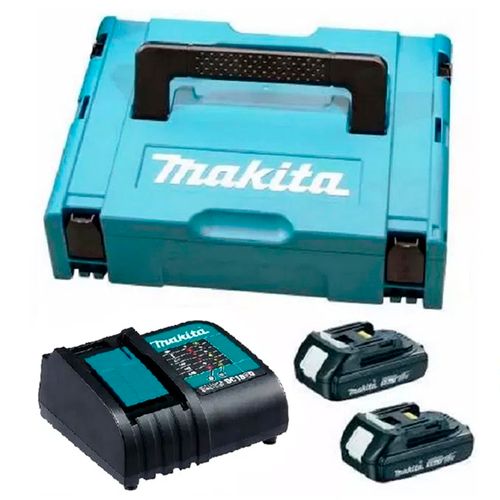 Kit para Recarga com 2 Baterias 18V 1.5Ah Makita