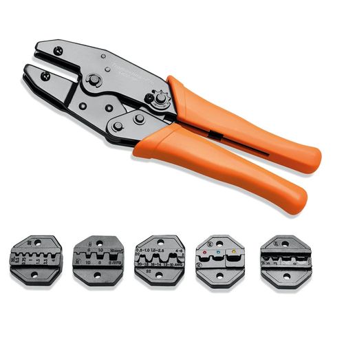 Jogo de Alicate Crimpador + Mandíbulas 6 Peças Tramontina 44055506