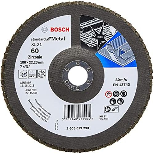 Disco Flap para Metal 7" Grão 60 Bosch