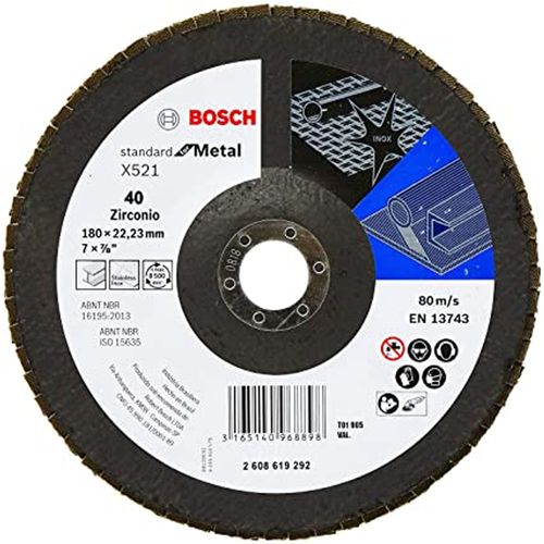 Disco Flap para Metal 7" Grão 40 Bosch