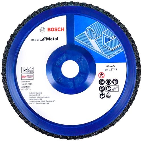 Disco Flap para Metal 4.1/2" Grão 80 Bosch Expert