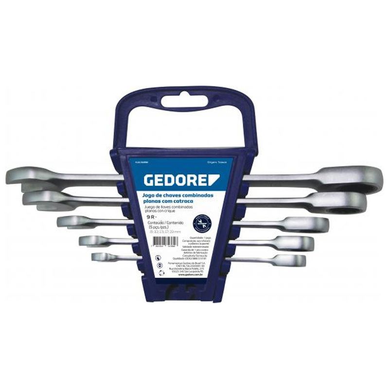 Jogo-de-Chave-Combinada-com-Catraca-8-a-19mm-Gedore-12-Pecas-031370-ant-ferramentas