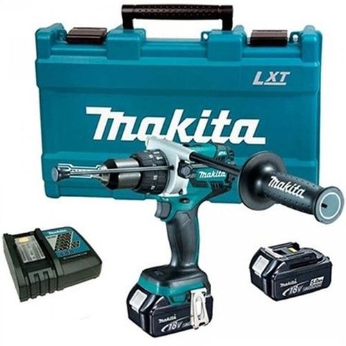 Parafusadeira Furadeira a Bateria 5.0Ah 18V Makita DHP481RTE