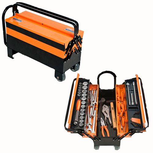 Caixa de Ferramentas 5 Gavetas + Kit 60 peças Tramontina 44952660