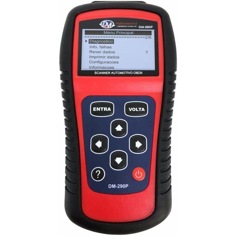 Scanner-Automotivo-para-Veiculos-Padrao-OBD-II-DM-Ferramentas-DM-290P-ANT-Ferramentas