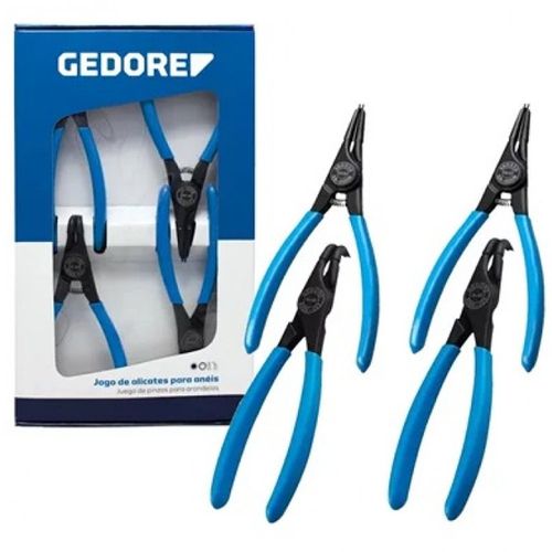 Jogo de Alicate para Anéis Gedore 4 peças - 029981