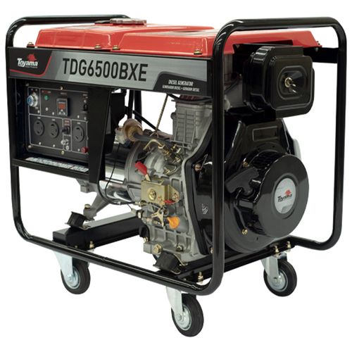 Gerador de Energia a Diesel 5,5kVA 4T Elétrica Toyama TDG6500BXE