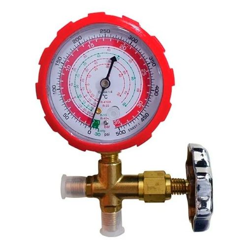 Manifold de 1 Via de Alta Para  R-410A R-22 R-407C e R134A   Vulkan