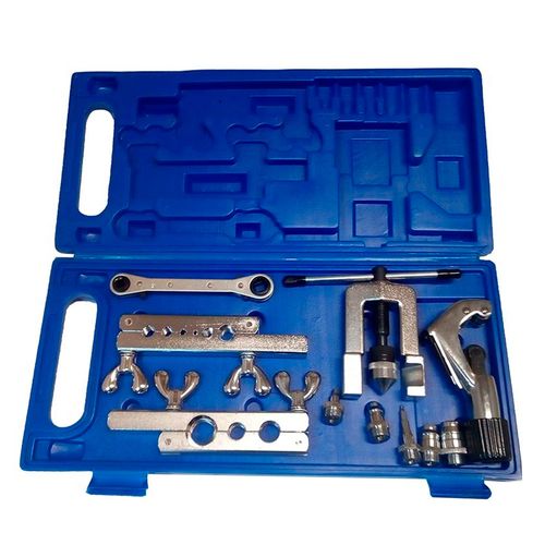 Kit Flangeador e Alargador 45° + Cortador de Tubos + Chave Catraca Vulkan VLCH278L