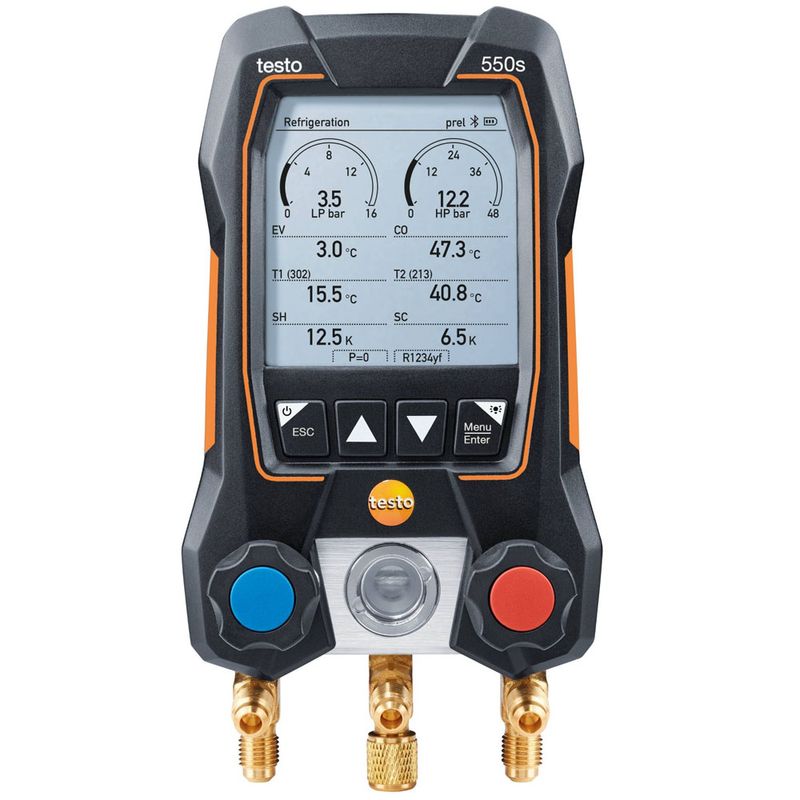Kit-Manifold-Digital-2-Vias-Bluetooth-Termometro-de-Pinca-Testo-550s-ant-ferramentas