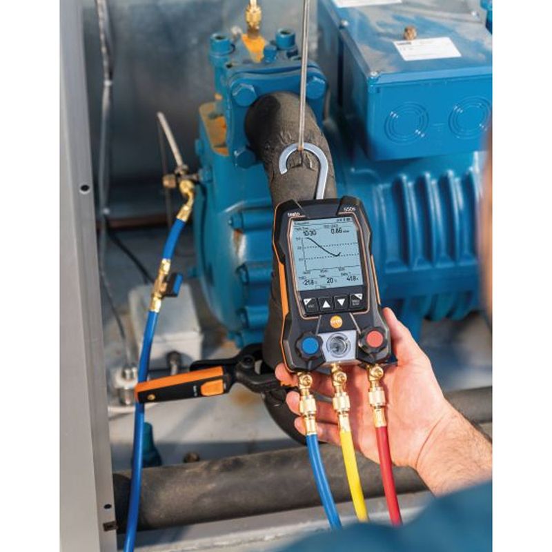 Kit-Manifold-Digital-2-Vias-Bluetooth-Termometro-de-Pinca-Testo-550s-ant-ferramentas