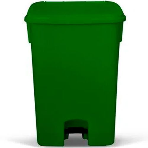 Coletor de Lixo Verde 100L Com Pedal e Sem Rodas Bralimpia CP10VD
