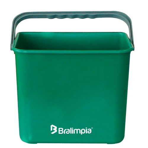 Balde 4L com Alça Verde Bralimpia BA04VD