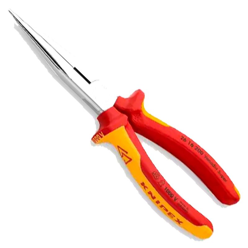Alicate-Bico-Meia-Cana-8-Isolado-Knipex-26-16-200-ANT-Ferramentas