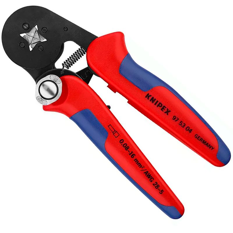 ALICATE AUTOAJUSTABLE PARA CRIMPAR KNIPEX MANGO MULTICOMPONENTE 180MM  97.53.04