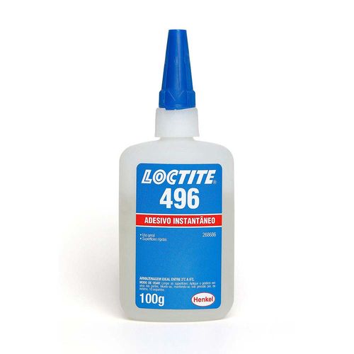 Adesivo Instantâneo Cianoacrilato 100g Loctite 496