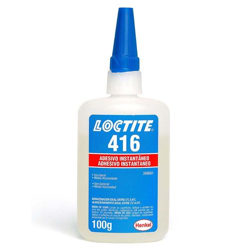 Adesivo Instantâneo Cianoacrilato 100g Loctite 416