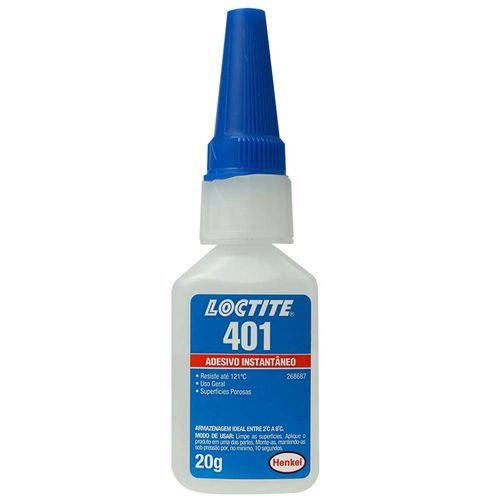 Adesivo Instantâneo Cianoacrilato 20g Loctite 401