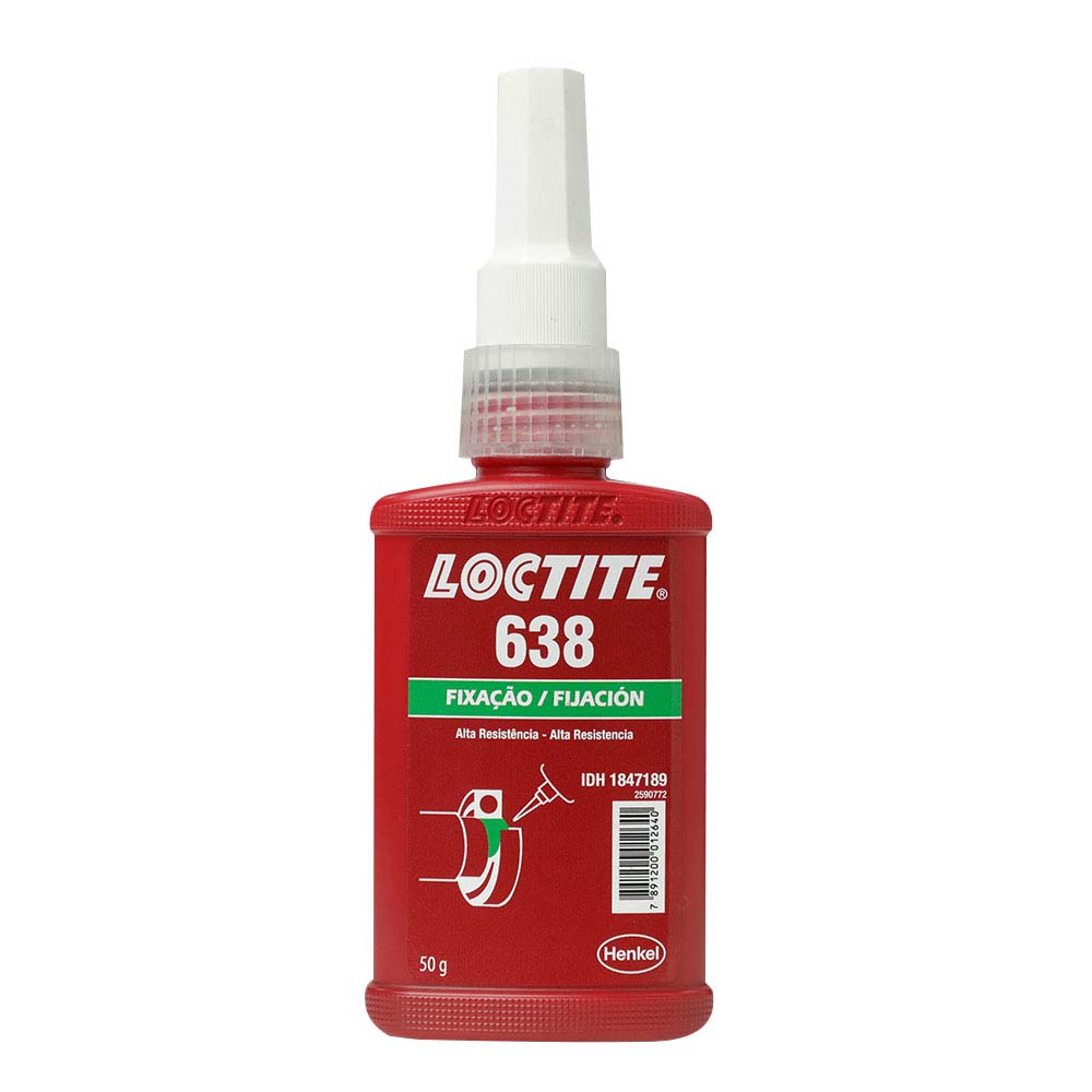 Adesivo Anaeróbico Verde 50g Loctite 638- ANT Ferramentas