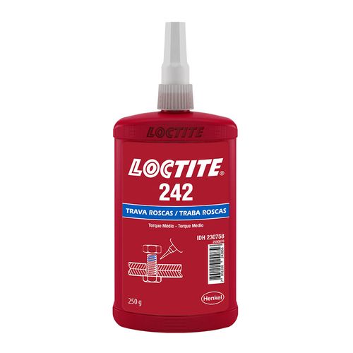 Adesivo Trava Rosca Anaeróbico Azul 250g Loctite 242
