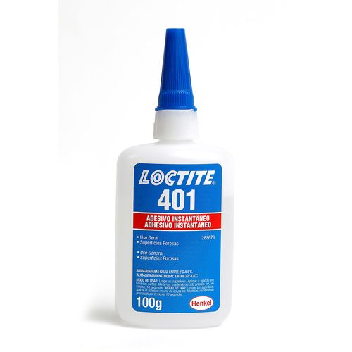 Adesivo Instantâneo Cianoacrilato 100g Loctite 401