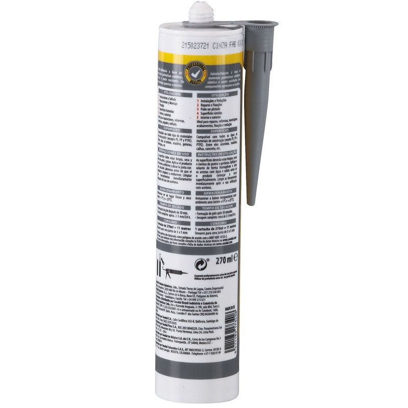 Selante-Adesivo-PU-Uso-Geral-450g-Cinza-Soudal-154680--ANT-FERRAMENTAS