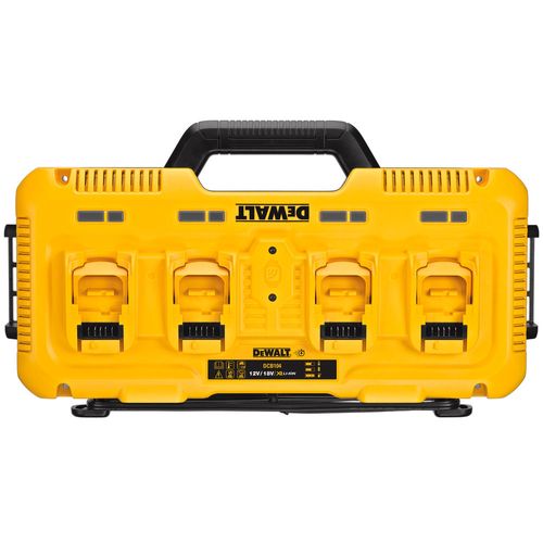 Carregador Rápido de Bateria 12V / 20V Multi-Portátil 4 Entradas Dewalt DCB104-B2