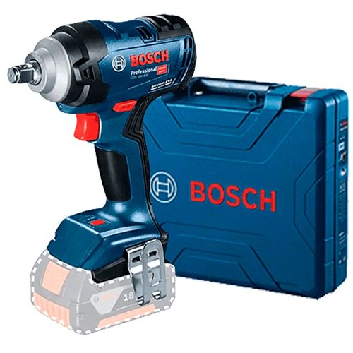 Chave de Impacto a Bateria Sem Bateria e Carregador 18v Bosch GDS18V-400 SB