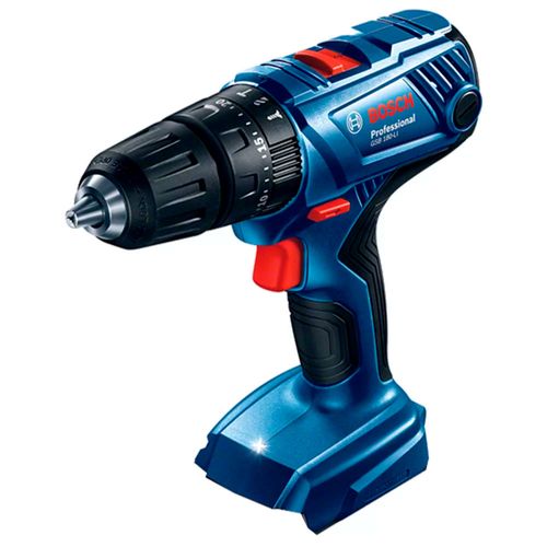 Parafusadeira Furadeira de Impacto a Bateria 18V sem Bateria e Carregador Bosch GSB 180-LI